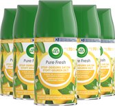 Air Wick Freshmatic Luchtverfrisser - Pure Fresh - Verfrissende Citroenbloesem- 250 ml - 5 stuks - Voordeelverpakking