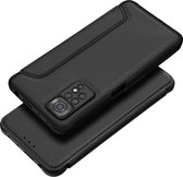 Case2go - Hoesje geschikt voor Xiaomi Redmi Note 12 4G - Schokbestendige Book Case - Zwart