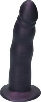 Ylva & Dite - Anteros - Realistische Siliconen dildo met zuignap - Voor mannen, vrouwen of samen - Handgemaakt in Holland - Dark purple