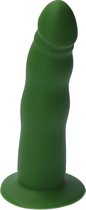 Ylva & Dite - Anteros - Realistische Siliconen dildo met zuignap - Voor mannen, vrouwen of samen - Handgemaakt in Holland - Dark green