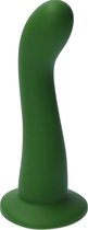 Ylva & Dite - Swan - Siliconen G-spot / Anale dildo - Made in Holland - Donker Groen