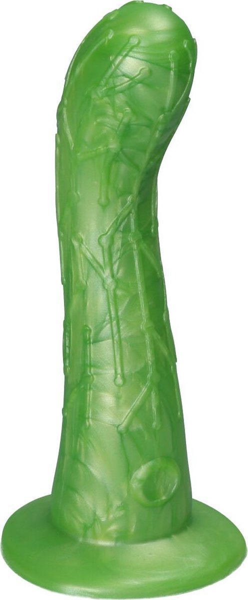 Goedkoopste Ylva & Dite - Cryptodite - Siliconen G-spot / Anale dildo - Made in Holland - Fris Groen Metallic