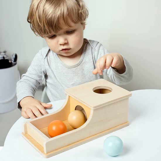 Object Permanence Box, Montessori Speelgoed voor 1-jarigen, Baby Speelgoed 12 Maanden, Montessori Speelgoed, Baby Speelgoed