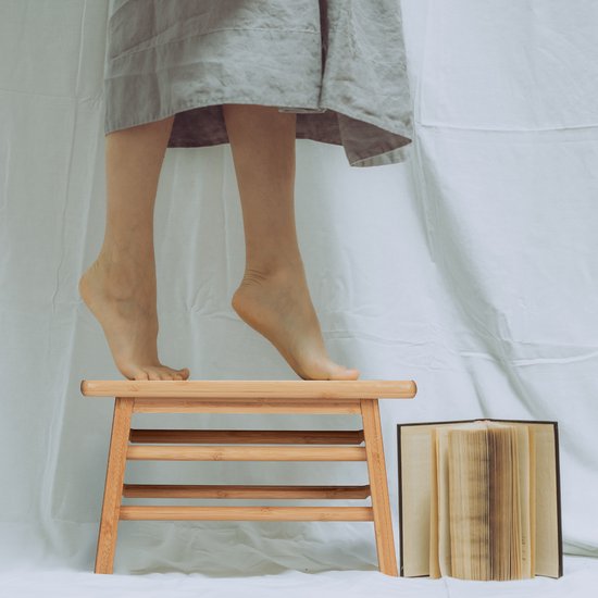 opstapkrukje toillet - tot 100 kg - 20x33x21,5 cm - plantenkrukje - kinderopstapje