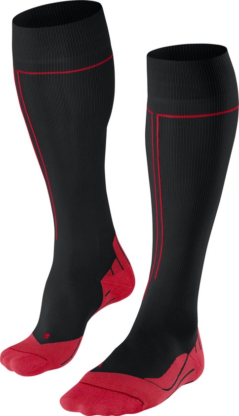 FALKE Chaussettes de compression de sport énergisantes avec compression Anti-ampoule Respirant Chaussettes de sport Zwart à séchage rapide pour hommes - Taille 43-46 W2