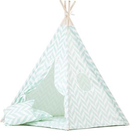 | Tipi tent Speeltent Kinderkamer Herringbone Tipi Tent Speeltent Kinderkamer Pink | Tipi tenten en