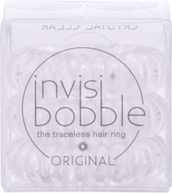 Invisibobble - Original - Haarelastiekjes/haarbandjes - Crystal Clear 3 stuks - Invisibobble