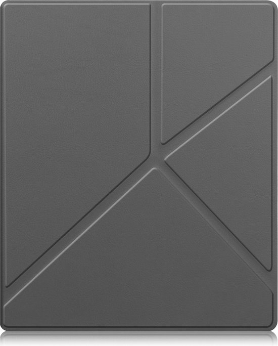 Hoes Geschikt voor Kobo Elipsa 2E Hoesje Bookcase Cover Hoes Trifold - Hoesje Geschikt voor Kobo Elipsa 2E Hoes Cover Case - Grijs van Merkloos — afbeelding 4