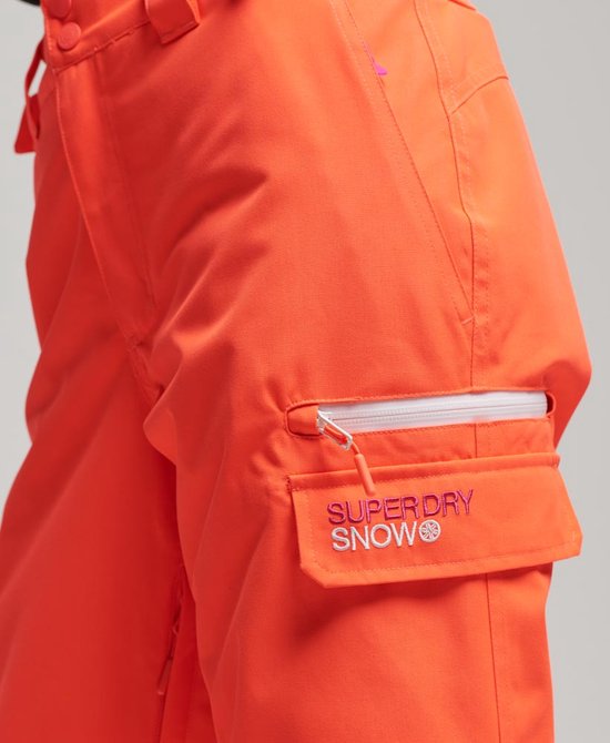 Superdry Ski Ultimate Rescue Trousers Dames Broek - Hyper Fire Coral - Maat Xs - Superdry