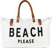 Strandtas voor dames, XXL-zwemtas voor het hele gezin, waterdicht en zandbestendig, stijlvol, geschikt voor strand, zwembad, sportschool en reizen