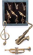 Broche box Muziekinstrumenten - Per stuk