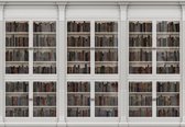 Fotobehang - Vlies Behang - Bibliotheek - Boekenkasten - 416 x 290 cm