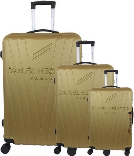 DANIEL HECHTER Set 3 DHVSTTROPEZ ABS Trolley Koffers - 8 Wielen - TSA... |