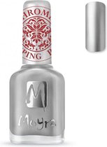Moyra Stamping nail polish SP25 Chrome Silver