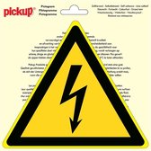Pickup Pictogram driehoek 20 cm - Gevaarlijke elektrische spanning