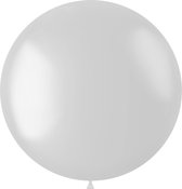 Folat - ballon XL Coconut White Mat 78 cm - 1 stuks