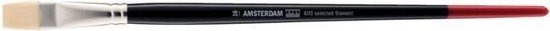 Amsterdam penselen serie 600 | Plat polyester penselen voor olieverf en acrylverf Nr 8