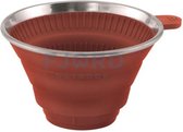 Collaps koffiefilterhouder Terracotta