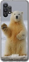 6F hoesje - geschikt voor Samsung Galaxy A32 5G -  Transparant TPU Case - Polar Bear #ffffff
