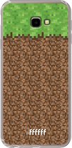 6F hoesje - geschikt voor Samsung Galaxy J4 Plus -  Transparant TPU Case - Minecraft - Grass #ffffff