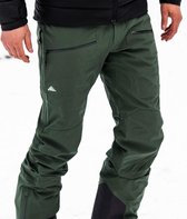 Cortazu All Round Shell Broek Donker Groen | Heren warme outdoor wintersport broek waterdicht & winddicht.