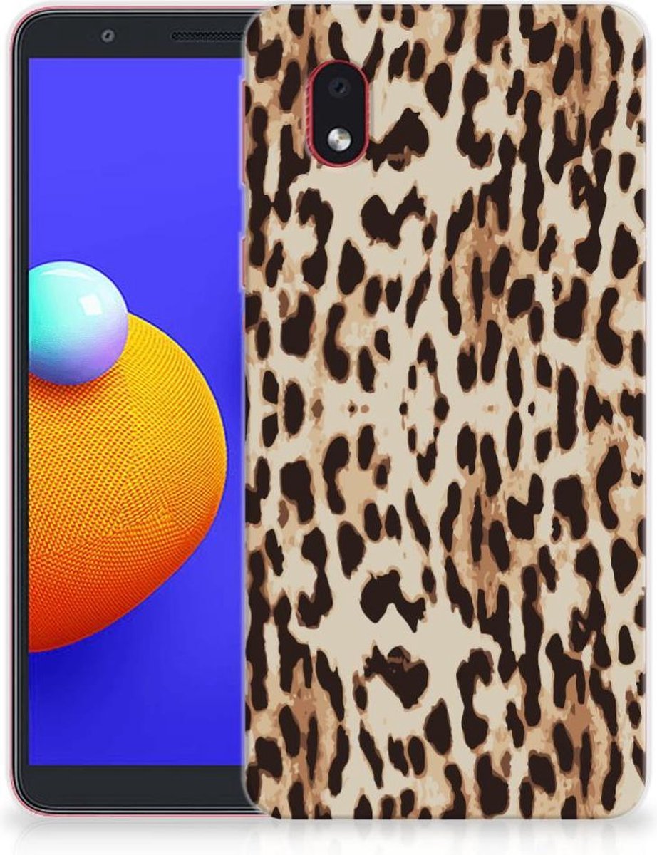 Samsung Galaxy A01 Core TPU Hoesje Leopard