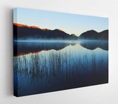 A foggy morning at a shore in Norway  - Modern Art Canvas - Horizontal - 509323288 - 50*40 Horizontal