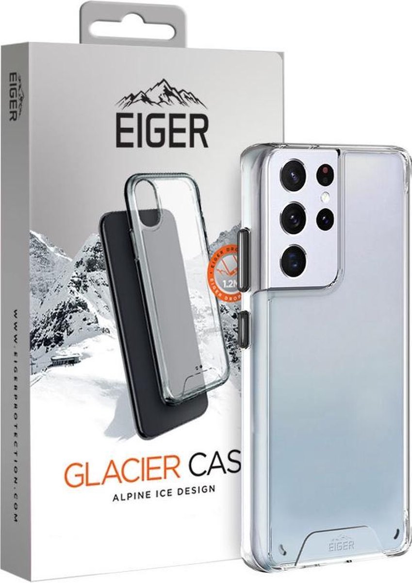 Eiger Glacier case Samsung Galaxy S21 Ultra - transparant