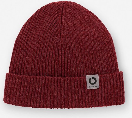Loop.a life - Duurzame Muts - No Gender Beanie - Bordeaux - One Size fits  All | bol.com