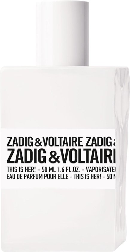 mengen zonde ruw Zadig & Voltaire This Is Her 50 ml - Eau de Parfum - Damesparfum | bol.com