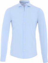 Pure - H.Tico The Functional Shirt Strepen Blauw - Maat 39 - Slim-fit