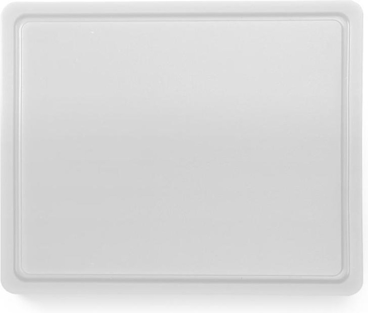 Hendi Snijplank met sapgeul - Wit - HACCP 32,5x26,5 cm