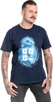 Star Wars Heren Tshirt -M- BB8 Blue Blauw