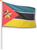 Vlag Mozambique 100x150 cm.