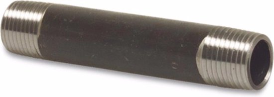 Cornat Rohrnippel Stahl verzinkt - 1/2 Zoll AG x 600 mm - Außengewinde nach DIN EN 10226-1 (ISO 7-1) - Für Rohrverbindungen & Installationen