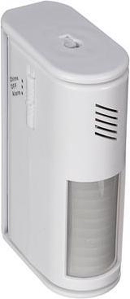 Perel Mini bewegingsmelder met alarm, PIR, 8 m detectiebereik, 60° detectiehoek, IP20, gebruik binnenshuis, wit