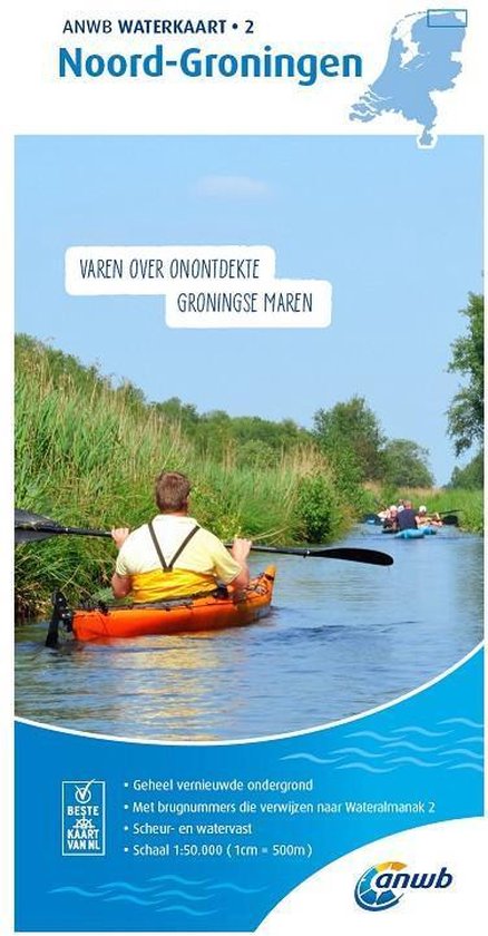 ANWB waterkaart 1 - Friesland - ANWB