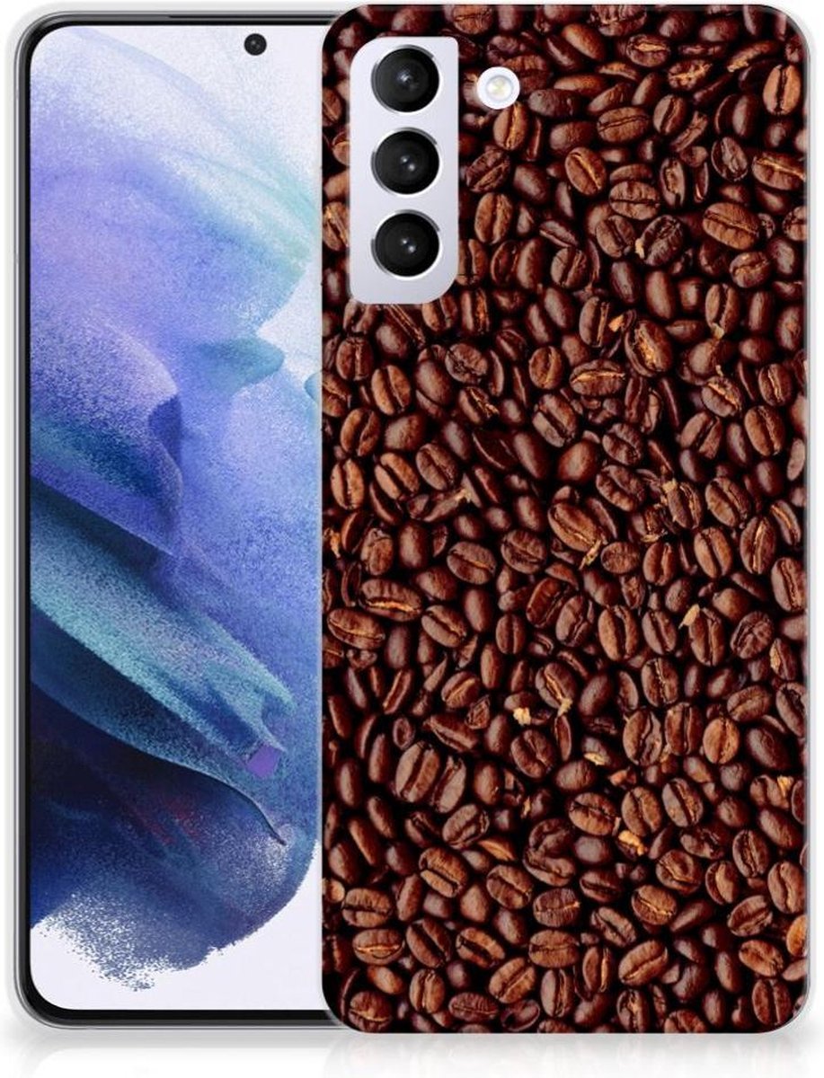 Samsung Galaxy S21 Plus Siliconen Case Koffiebonen