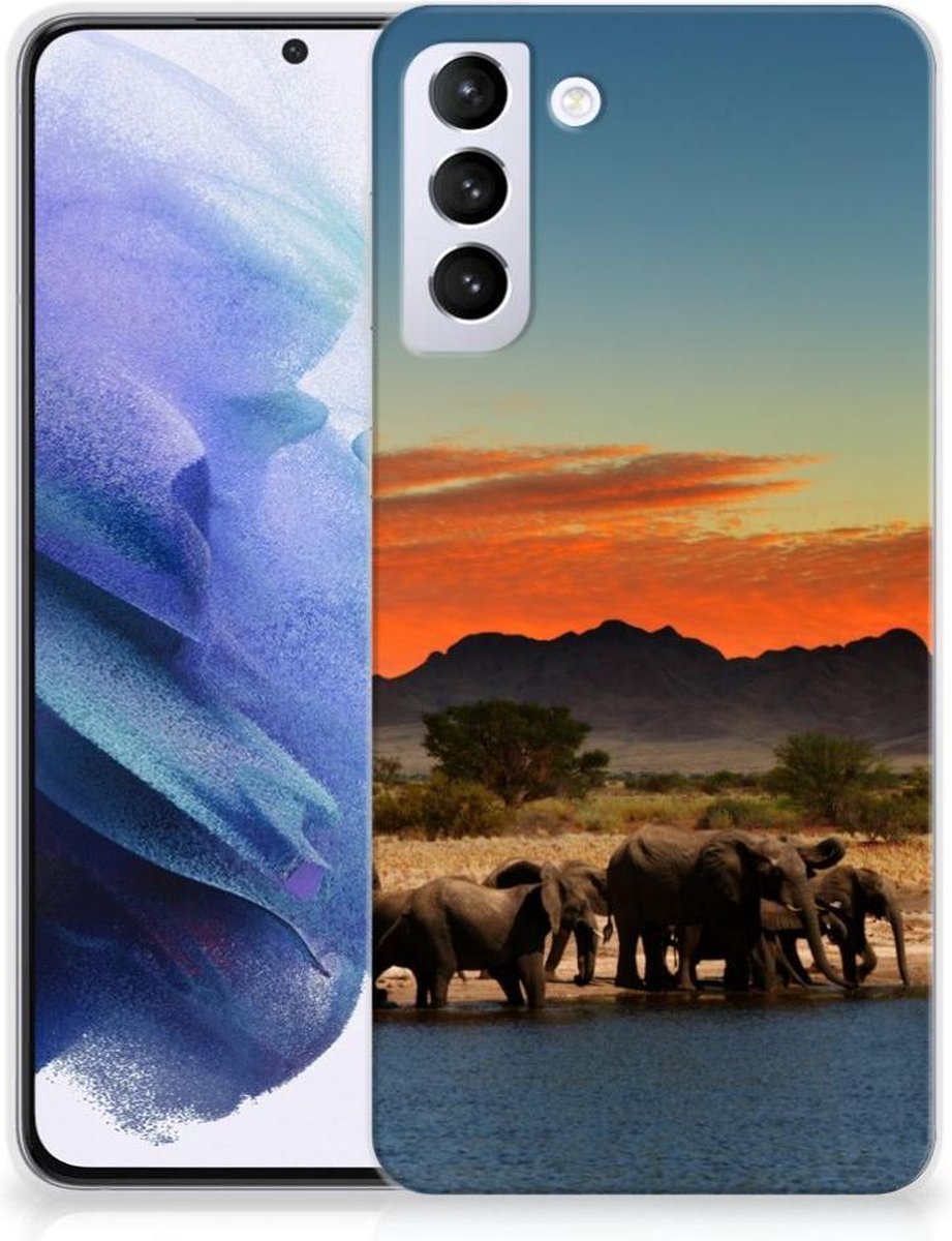 Samsung Galaxy S21 Plus TPU Hoesje Olifanten