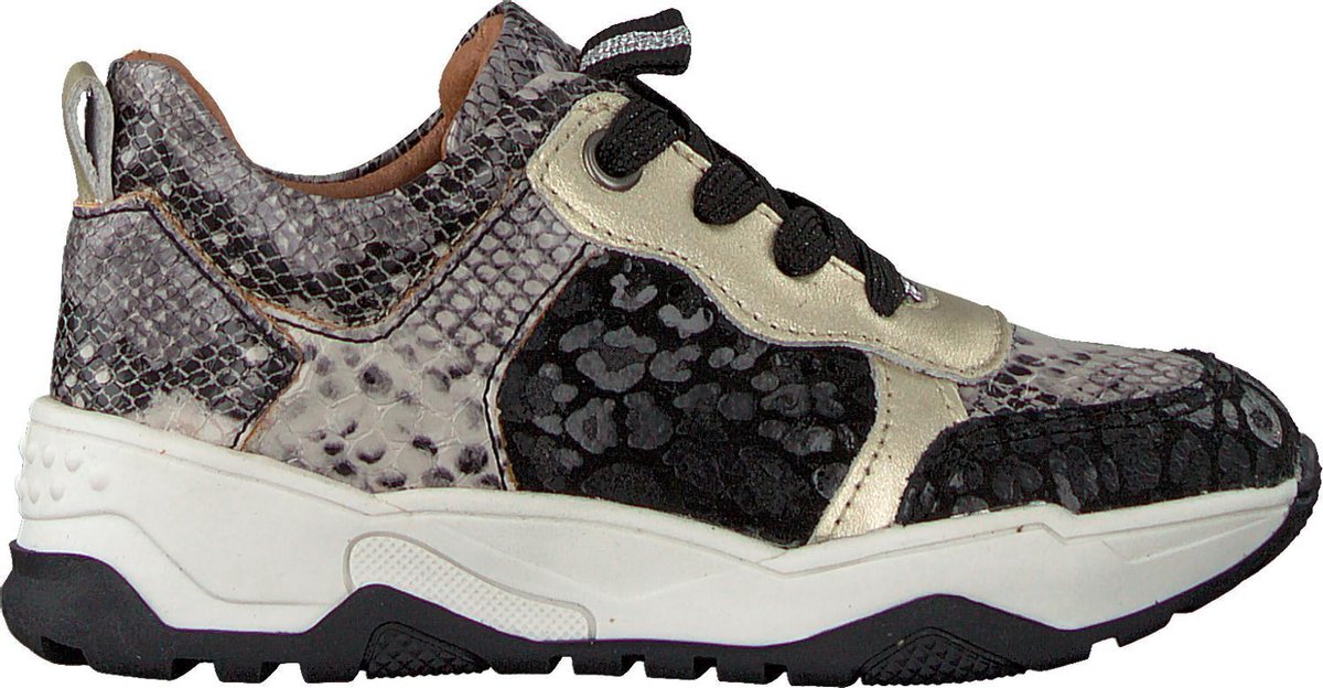 Omoda Meisjes Lage sneakers Om120534 Grijs - Schoenen.nl