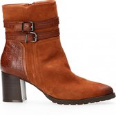 Regarde le Ciel  - Cady korte laars op hak suede - Cognac - 42