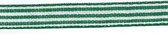 SR1210-10 Ribbon 10mm 25mtr woven Stripes (10) dark green