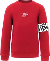 Malelions Junior Captain Crewneck - Red/White