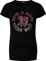 Supermom T-shirt Rock Rose Zwangerschap - Maat M