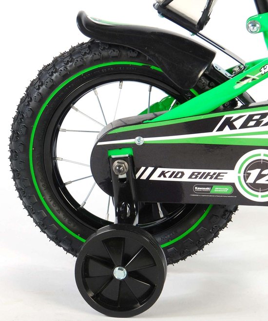 bol.com | Kawasaki Kinderfiets - Jongens - 12 inch - Groen/wit