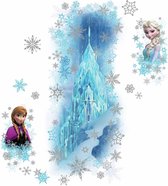 RoomMates Disney Frozen Ice Palace avec Else et Anna - Sticker mural - 13x46 cm - Multi