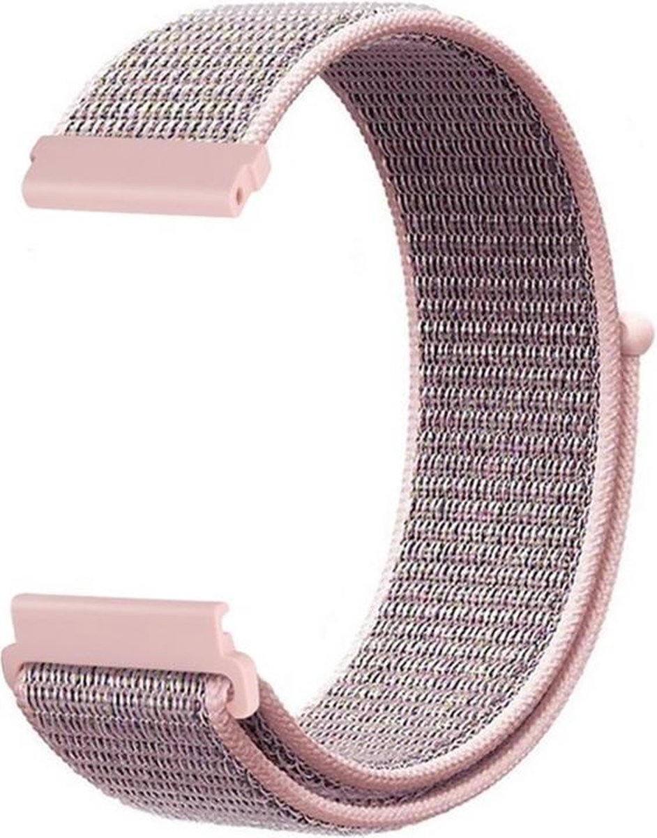 Samsung Galaxy Watch nylon band - roze zand