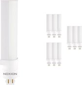 Voordeelpak 10x Noxion Lucent LED PL-C HF 6.5W 840 | Koel Wit - 4-Pin - Vervangt 18W.