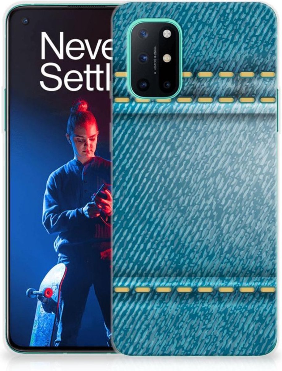 OnePlus 8T Silicone Back Cover Jeans