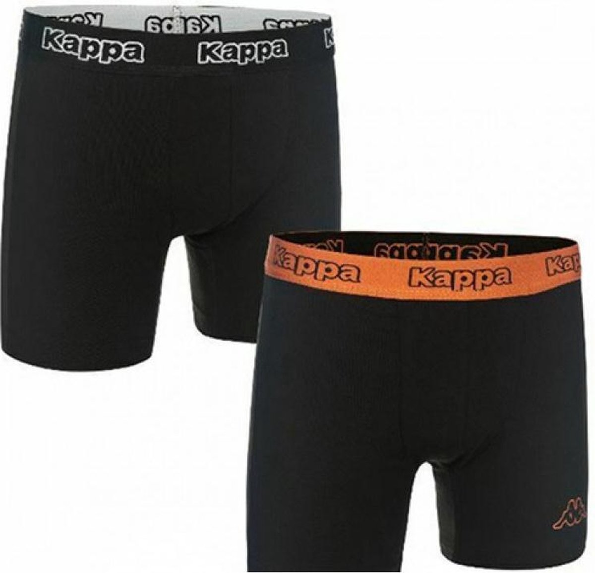 Kappa 2-pack boxershorts Zwart